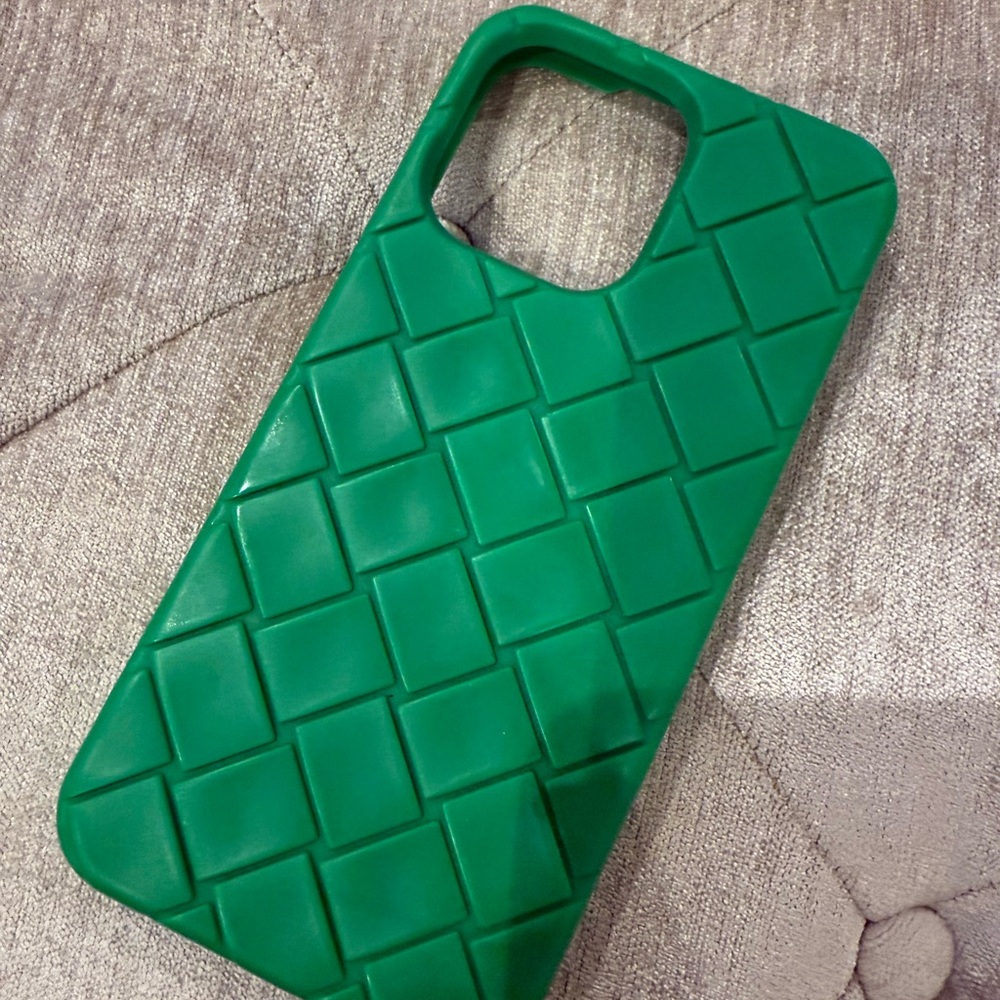 Bottega - Green Textured Phone Case